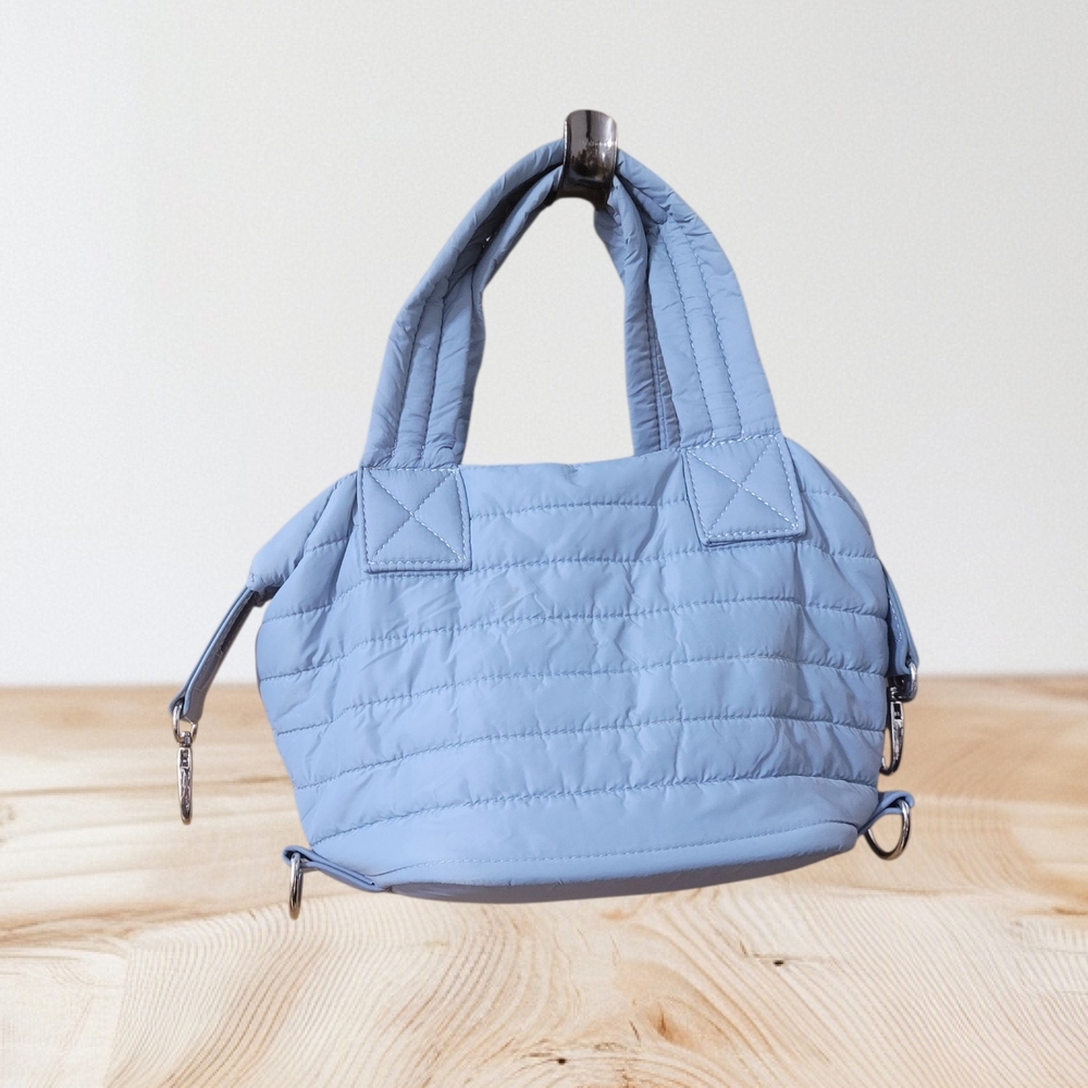 Sondra Roberts Light Blue Quilted Tote